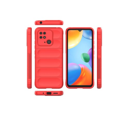Xiaomi Redmi 10C Kılıf Optimum Silikon - Kırmızı Xiaomi Redmi 10C Kılıf Optimum Silikon - Kırmızı