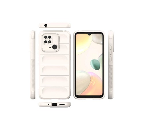 Xiaomi Redmi 10C Kılıf Optimum Silikon - Krem Xiaomi Redmi 10C Kılıf Optimum Silikon - Krem