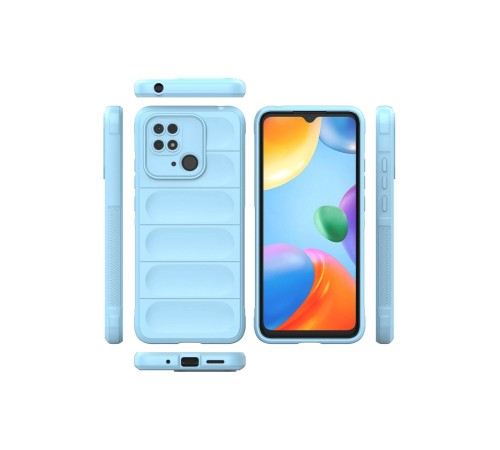 Xiaomi Redmi 10C Kılıf Optimum Silikon - Sky Blue Xiaomi Redmi 10C Kılıf Optimum Silikon - Sky Blue