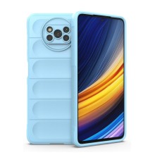 Xiaomi Pocophone X3 Kılıf Optimum Silikon - Sky Blue