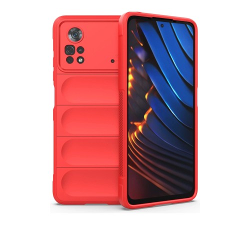 Xiaomi Poco X4 Pro 5G Kılıf Optimum Silikon - Kırmızı