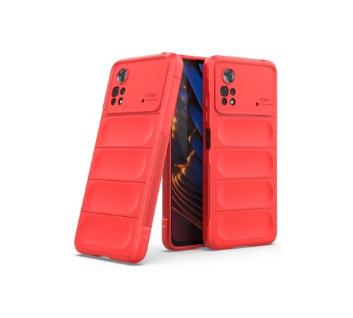 Xiaomi Poco X4 Pro 5G Kılıf Optimum Silikon - Kırmızı