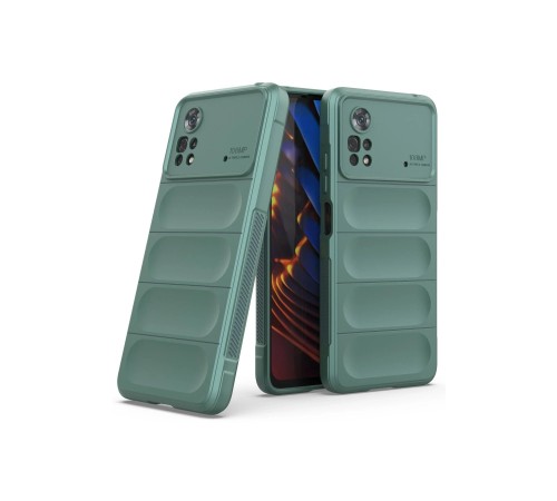 Xiaomi Poco X4 Pro 5G Kılıf Optimum Silikon - Koyu Yeşil