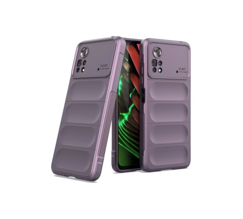 Xiaomi Poco X4 Pro 5G Kılıf Optimum Silikon - Mor Xiaomi Poco X4 Pro 5G Kılıf Optimum Silikon - Mor