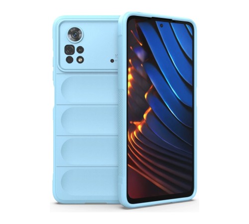 Xiaomi Poco X4 Pro 5G Kılıf Optimum Silikon - Sky Blue Xiaomi Poco X4 Pro 5G Kılıf Optimum Silikon - Sky Blue