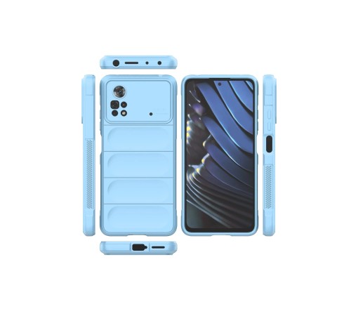 Xiaomi Poco X4 Pro 5G Kılıf Optimum Silikon - Sky Blue Xiaomi Poco X4 Pro 5G Kılıf Optimum Silikon - Sky Blue