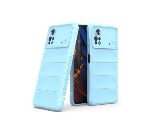 Xiaomi Poco X4 Pro 5G Kılıf Optimum Silikon - Sky Blue Xiaomi Poco X4 Pro 5G Kılıf Optimum Silikon - Sky Blue