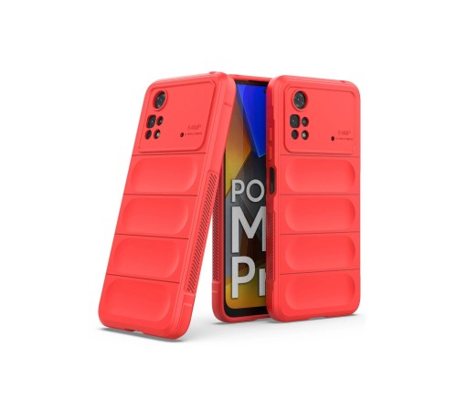 Xiaomi Poco M4 Pro 4G Kılıf Optimum Silikon - Kırmızı Xiaomi Poco M4 Pro 4G Kılıf Optimum Silikon - Kırmızı