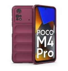 Xiaomi Poco M4 Pro 4G Kılıf Optimum Silikon - Bordo