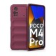 Xiaomi Poco M4 Pro 4G Kılıf Optimum Silikon - Bordo