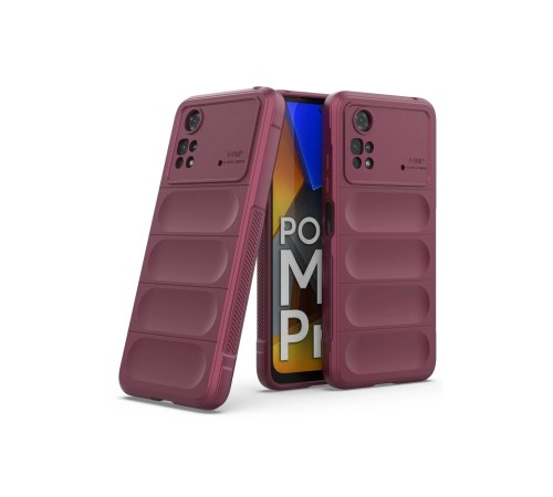 Xiaomi Poco M4 Pro 4G Kılıf Optimum Silikon - Bordo Xiaomi Poco M4 Pro 4G Kılıf Optimum Silikon - Bordo
