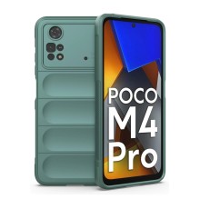 Xiaomi Poco M4 Pro 4G Kılıf Optimum Silikon - Koyu Yeşil