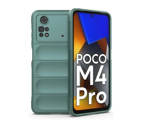 Xiaomi Poco M4 Pro 4G Kılıf Optimum Silikon - Koyu Yeşil Xiaomi Poco M4 Pro 4G Kılıf Optimum Silikon - Koyu Yeşil