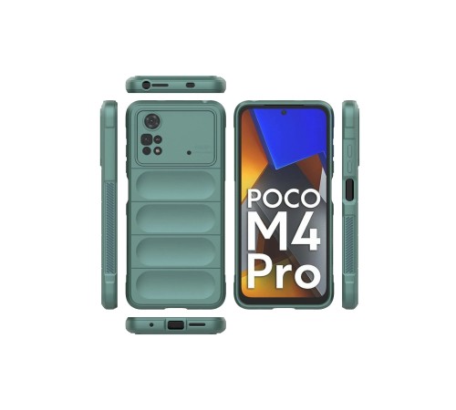 Xiaomi Poco M4 Pro 4G Kılıf Optimum Silikon - Koyu Yeşil Xiaomi Poco M4 Pro 4G Kılıf Optimum Silikon - Koyu Yeşil