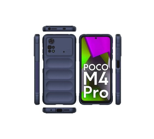 Xiaomi Poco M4 Pro 4G Kılıf Optimum Silikon - Lacivert Xiaomi Poco M4 Pro 4G Kılıf Optimum Silikon - Lacivert