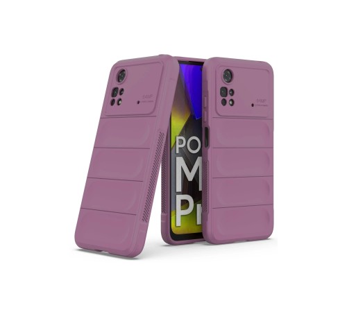 Xiaomi Poco M4 Pro 4G Kılıf Optimum Silikon - Mor Xiaomi Poco M4 Pro 4G Kılıf Optimum Silikon - Mor