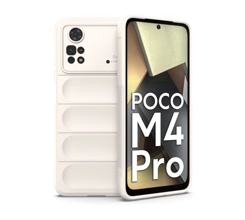 Xiaomi Poco M4 Pro 4G Kılıf Optimum Silikon - Krem Xiaomi Poco M4 Pro 4G Kılıf Optimum Silikon - Krem