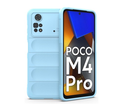 Xiaomi Poco M4 Pro 4G Kılıf Optimum Silikon - Sky Blue Xiaomi Poco M4 Pro 4G Kılıf Optimum Silikon - Sky Blue