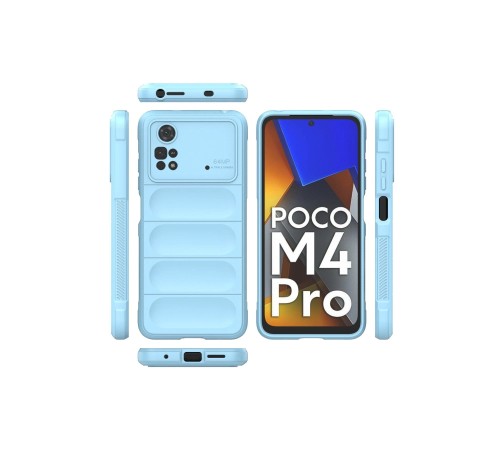 Xiaomi Poco M4 Pro 4G Kılıf Optimum Silikon - Sky Blue Xiaomi Poco M4 Pro 4G Kılıf Optimum Silikon - Sky Blue