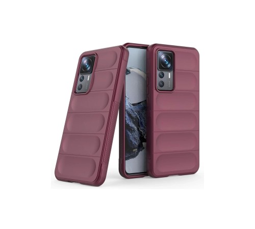 Xiaomi Mi 12T Pro Kılıf Optimum Silikon - Bordo Xiaomi Mi 12T Pro Kılıf Optimum Silikon - Bordo