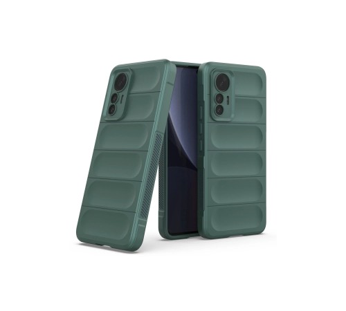 Xiaomi Mi 12 Lite Kılıf Optimum Silikon - Koyu Yeşil Xiaomi Mi 12 Lite Kılıf Optimum Silikon - Koyu Yeşil
