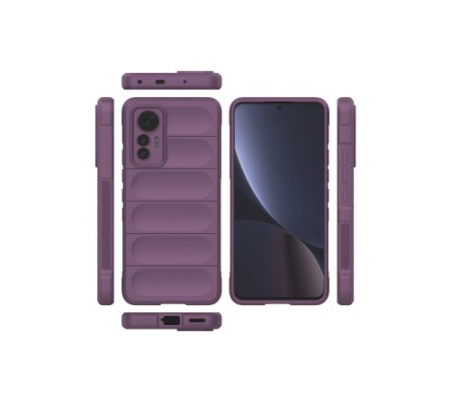 Xiaomi Mi 12 Lite Kılıf Optimum Silikon - Mor Xiaomi Mi 12 Lite Kılıf Optimum Silikon - Mor
