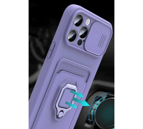 Xiaomi Mİ 11 Lite Kılıf Zuma Kartvizitli Yüzüklü Silikon - Lila Xiaomi Mİ 11 Lite Kılıf Zuma Kartvizitli Yüzüklü Silikon - Lila