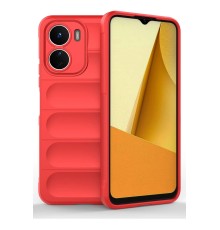 Vivo Y16 Kılıf Optimum Silikon - Kırmızı