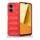 Vivo Y16 Kılıf Optimum Silikon - Kırmızı