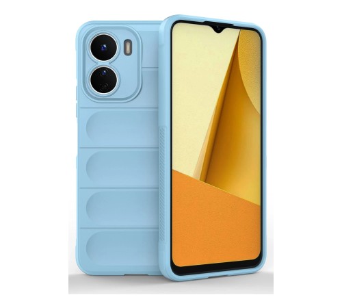 Vivo Y16 Kılıf Optimum Silikon - Sky Blue Vivo Y16 Kılıf Optimum Silikon - Sky Blue