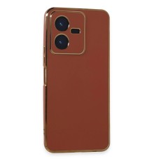 Vivo Y22 2022 Kılıf Volet Silikon - Kırmızı
