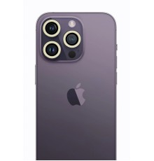 iPhone 12 Pro Neon Fosforlu Kamera Lens - Beyaz