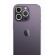 iPhone 12 Pro Neon Fosforlu Kamera Lens - Beyaz