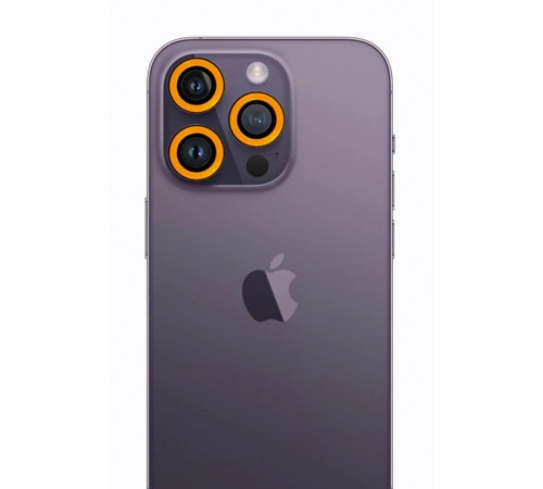 iPhone 12 Pro Neon Fosforlu Kamera Lens - Sarı iPhone 12 Pro Neon Fosforlu Kamera Lens - Sarı