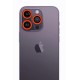 iPhone 12 Pro Neon Fosforlu Kamera Lens - Turuncu