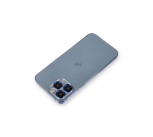 iPhone 11 Pro Max Metal Kamera Lens Koruma Cam - Mavi iPhone 11 Pro Max Metal Kamera Lens Koruma Cam - Mavi