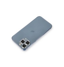 iPhone 11 Pro Max Metal Kamera Lens Koruma Cam - Gümüş