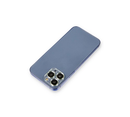 iPhone 12 Pro Metal Kamera Lens Koruma Cam - Açık Yeşil iPhone 12 Pro Metal Kamera Lens Koruma Cam - Açık Yeşil