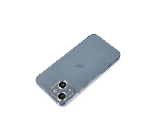iPhone 13 Mini Metal Kamera Lens Koruma Cam - Gümüş iPhone 13 Mini Metal Kamera Lens Koruma Cam - Gümüş
