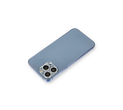 iPhone 12 Pro Shine Kamera Lens Koruma Cam - Gümüş iPhone 12 Pro Shine Kamera Lens Koruma Cam - Gümüş