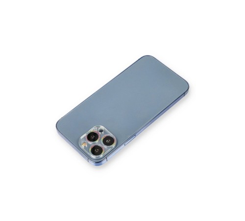 iPhone 12 Pro Shine Kamera Lens Koruma Cam - Rainbow iPhone 12 Pro Shine Kamera Lens Koruma Cam - Rainbow