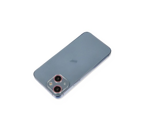 iPhone 13 Shine Kamera Lens Koruma Cam - Pembe iPhone 13 Shine Kamera Lens Koruma Cam - Pembe