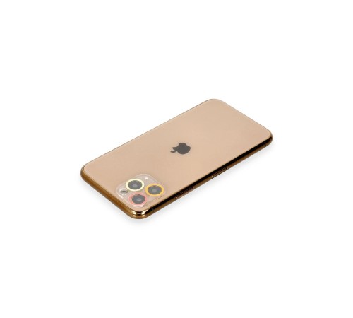 iPhone 11 Pro Renkli Kamera Lens Koruma Cam - Turuncu-Kırmızı iPhone 11 Pro Renkli Kamera Lens Koruma Cam - Turuncu-Kırmızı