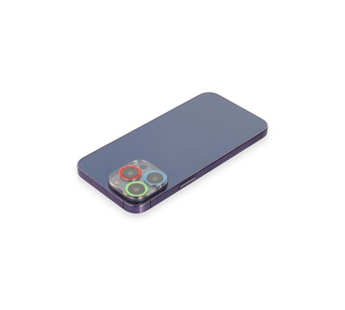 iPhone 12 Pro Renkli Kamera Lens Koruma Cam - Mavi-Yeşil iPhone 12 Pro Renkli Kamera Lens Koruma Cam - Mavi-Yeşil