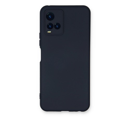Vivo Y21S Kılıf Nano içi Kadife Silikon - Lacivert Vivo Y21S Kılıf Nano içi Kadife Silikon - Lacivert