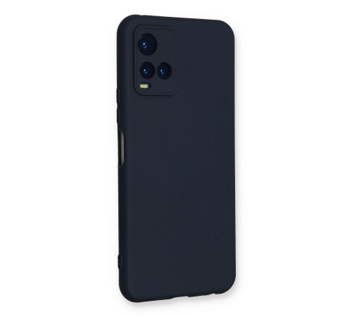 Vivo Y21S Kılıf Nano içi Kadife Silikon - Lacivert Vivo Y21S Kılıf Nano içi Kadife Silikon - Lacivert
