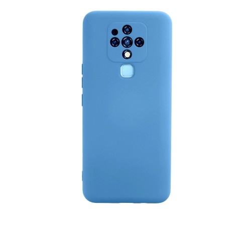 Tecno Camon 16 Kılıf Nano içi Kadife Silikon - Mavi Tecno Camon 16 Kılıf Nano içi Kadife Silikon - Mavi