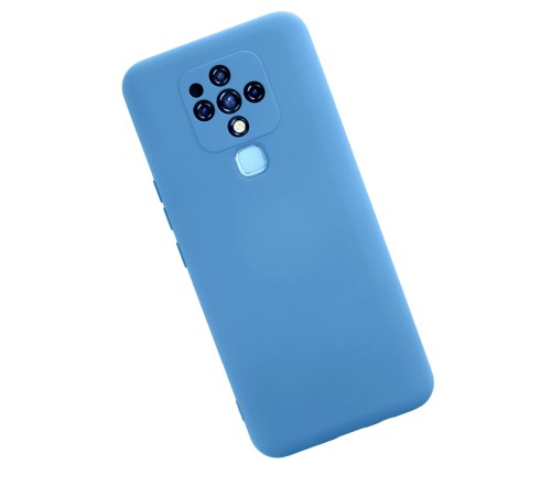 Tecno Camon 16 Kılıf Nano içi Kadife Silikon - Mavi Tecno Camon 16 Kılıf Nano içi Kadife Silikon - Mavi