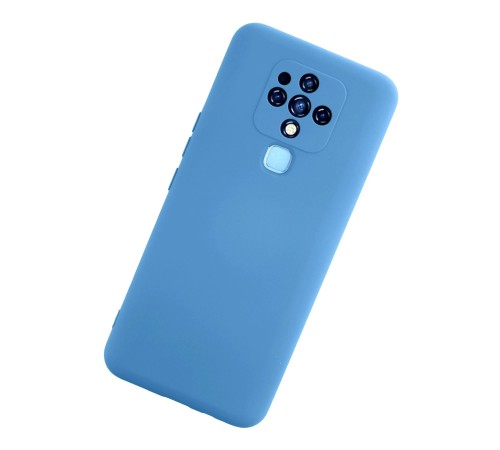 Tecno Camon 16 Kılıf Nano içi Kadife Silikon - Mavi Tecno Camon 16 Kılıf Nano içi Kadife Silikon - Mavi