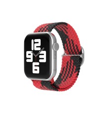 Apple Watch 38mm Star Kordon - Kırmızı-Siyah